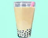 ミルクティータピオカ（たいむとりっぷ アテネ・フランセ店）