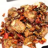 スペアリブの四川風炒め（聚楽飯店）