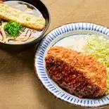 お得なセット!ロースカツのたれカツ弁当(ミニうどん付き)(たれカツ丼わらじ屋 中野店)