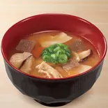 とん汁 Pork Miso Soup(すき家 福岡舞鶴店)