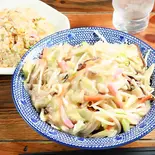 【セット】皿うどん + チャーハン（じげもんちゃんぽん グランデュオ立川店）