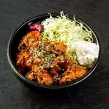 ごま油の香りかおる油淋鶏から揚げ丼（チキラボPLUS大塚本店）