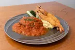 ハンバーグ＆有頭エビフライ2本(ハンエビ)（洋食 ゆう）
