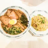 桂花拉麺とチャーハンセット(熊本桂花ラーメン新宿西口店)