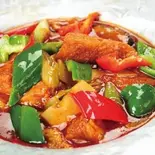 揚げ豆腐の醤油煮込み（中華料理美膳房）