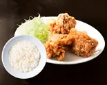 鳥のから揚げ・ライスセット（らあめん花月嵐 南行徳駅店）
