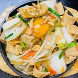 牛もつのスタミナ焼き(四季旬彩 料理人が魅せる神田和食店 桃源郷)