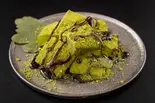 厳選わらびもち 黒蜜抹茶（黒毛和牛のおうどん 讃岐屋 新宿歌舞伎町店）