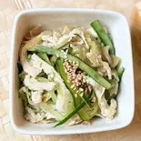 蒸し鶏のザーサイ（おかんの餃子 西荻窪店）