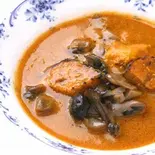 ヴィーガン大豆ミートときのこのカレー Vegan Nataraj mushroom(野菜を食べる自然派カレー ミラン・ナタラジ 渋谷店)