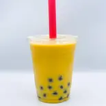 タピオカマンゴーラッシー tapioca mango lassi（ロイヤルケバブスポット(Halal)）