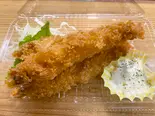 ジャンボエビフライ3本（お弁当とまぜそば ラーメン居酒屋統領）