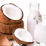 甘〜い ココナッツミルク coconut milk（ChuuChuuフルーツ盛り盛りアサイーボウル Fruit-packed Acai Bowl 山王店）