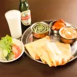 スペシャルチーズナンセット Special cheese nan set(インドネパールレストランアムル)
