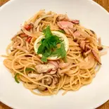 ベーコンとしめじパスタ（プラン）