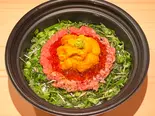 特上ネギトロ丼(雲丹・イクラ両方のせ)【竹】（銀座 鼓空）