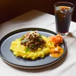 ラムキーマカレー+自家焙煎アイスコーヒーセット（negombo 33 高円寺）