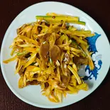砂肝とネギ辛み和え（中華料理如家）