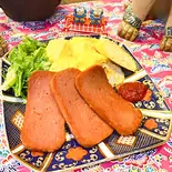 ポーク玉子（沖縄料理 びんがた）