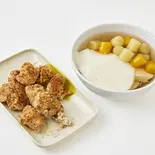 豆花+鹽酥雞（台湾スイーツ 台湾九份芋圓 高田馬場店）