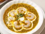 ほうれん草エビカレー Spinach ＆ Prawn Curry（くまさん）