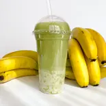 【抹茶】バナナスムージー powdered green tea Banana Smoothie(【ヘルシーアサイーボウル】&【グリークヨーグルト】 GOODスムージー 錦糸町店 Acai Bowls and Smoothies)