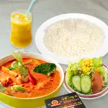 レッドカレーセット/Red Curry Set（MOTHER PALACE インド料理）