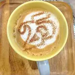 ほうじ茶ラテホット Hojicha tea Latte(hot)(the25Nail&Cafe)