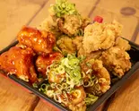 【お得】からあげ4種盛り（自家製唐揚げと自慢のたこ焼き 弁当 蛸ぎゃんぐ）