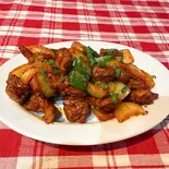 砂肝炒め Gizzard Stir-Fry(インド料理 スワガット 富士見ヶ丘店)