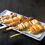 比内地鶏おまかせ5種盛り(ヒナイスタンド)