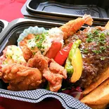 自家製ハンバーグスペシャル弁当(和風ソース)（ミッテラン三世）