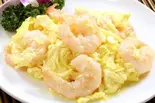 芝海老と玉子の炒め（紹興飯店）