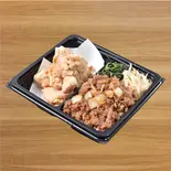 焼肉カルビ弁当～唐揚げ付き～（焼肉丼・旨辛うどん すみのえ食堂）