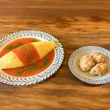 トマトソース〜バジルの香り〜+唐揚げ3個（Bistro ＆ Cafe Lamp）