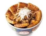 豚バラMIX丼〈大盛〉Mixed Pork Bowl Large(元祖豚丼屋TONTON 高円寺南店)