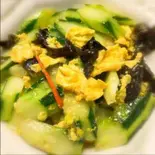 胡瓜キクラゲと玉子の炒め（中華食府金悦）