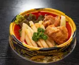 唐揚げとポテトフライセット(1人前)（流れ鮨三代目おとわ三国店）