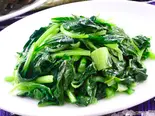 小松菜の炒め（中華料理　南砂餃子坊　北砂店）