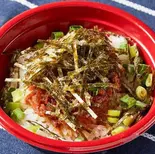 ミニねぎ豚ごはん Green Onion Pork Rice（ばんかららーめん立川北口店）