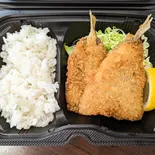 アジフライ単品(ライス付き)(居酒屋まつこ ランチ&カフェ)