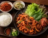 チュクミ定食（【サムギョプサル＆韓国弁当専門店】チョデ新井薬師前店）