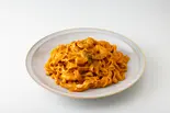 濃厚海老のトマトクリームパスタRich Shrimp Tomato Cream Pasta（MAXCAFE 博多中洲店）