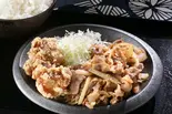 牛焼肉と鶏から焼肉弁当（こだわりげんこつ唐揚げ 宮島家 西新店）