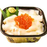 イカいくら丼(笹舟丼丸 仲宿店)