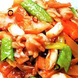 イカの辛味炒め（中華料理 旭園）