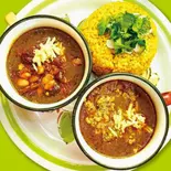 あいがけカレー+パクチー（さんとよん）