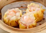 迷你虾仁烧麦(ミニ海老シュウマイ 3個入り)（北京ダック専門店 北京烤鴨店 上野店）