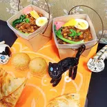 お得なマーラーカオ付き 台湾 ルーロー飯ペアーセット 马拉糕+卤肉饭情人套餐(アジアの小さな食卓 祐祐 chelin.1688)