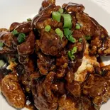 黒酢のこく旨酢豚（健康中華青蓮豊洲IHI店）